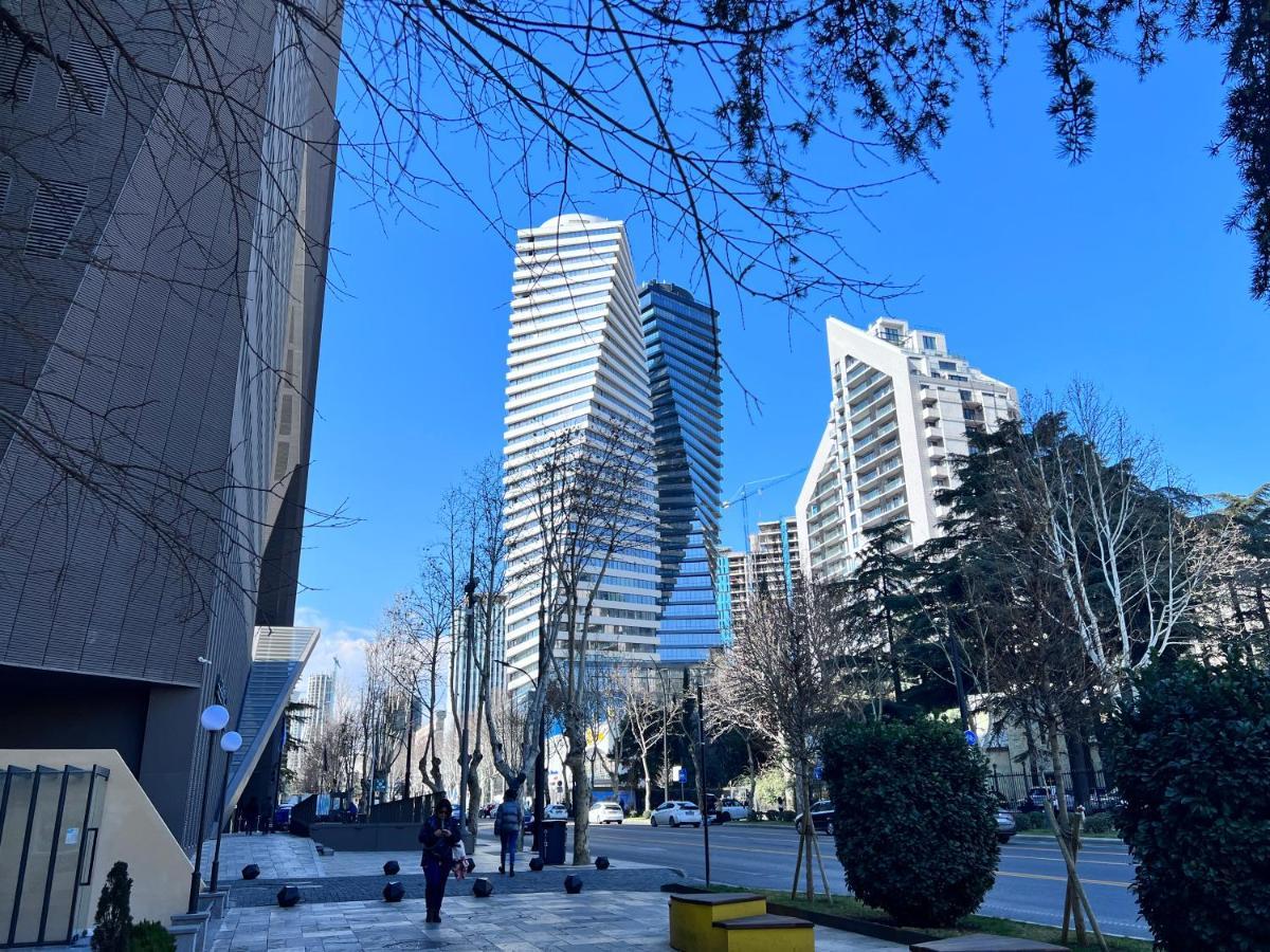 Apartment In Axis Towers, Tbilisi Business Center 외부 사진