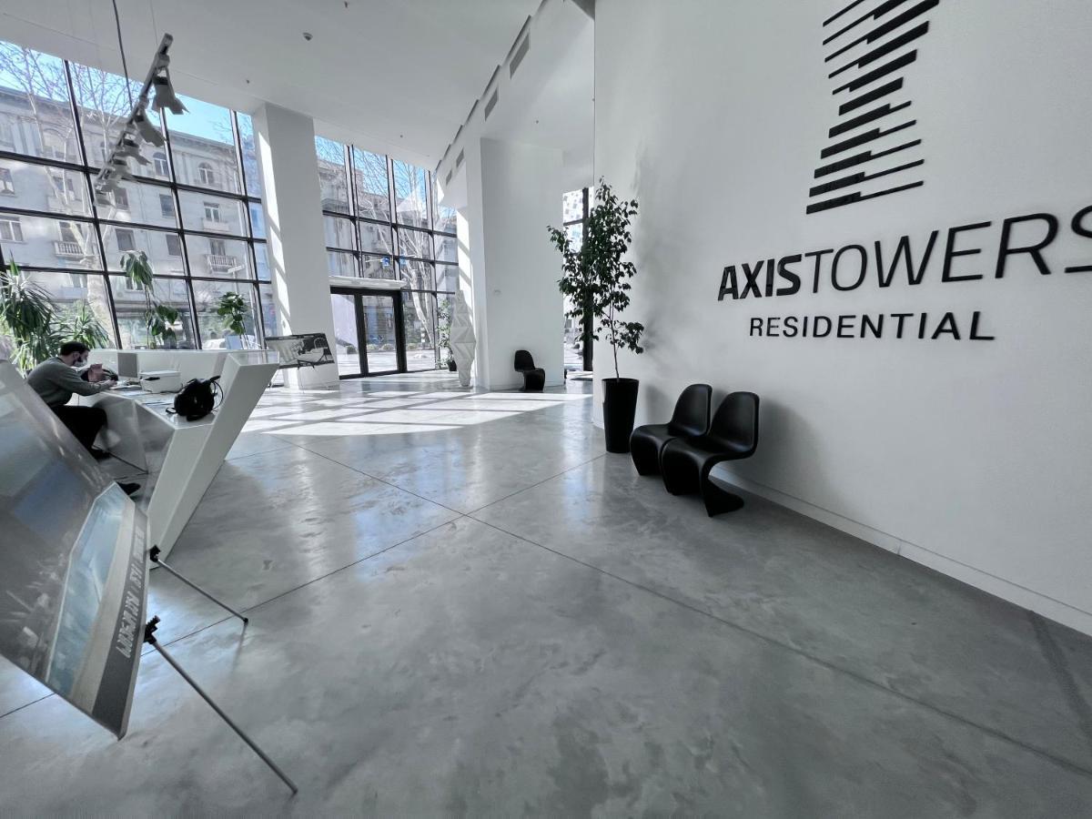 Apartment In Axis Towers, Tbilisi Business Center 외부 사진
